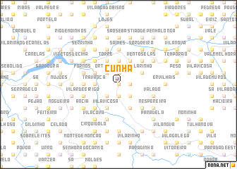 map of Cunha