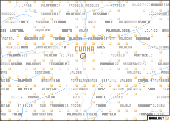 map of Cunha