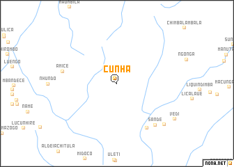 map of Cunha