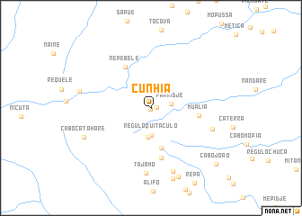 map of Cunhia