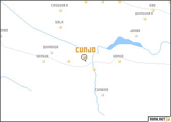 map of Cunjo