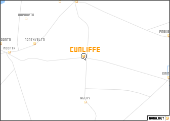 map of Cunliffe