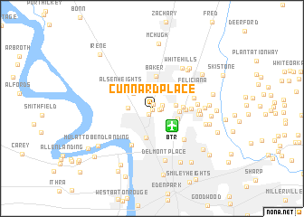 map of Cunnard Place