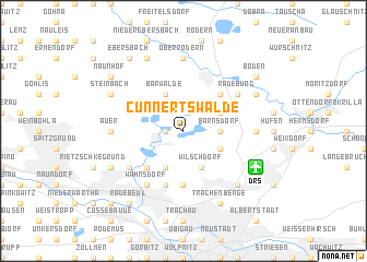 map of Cunnertswalde