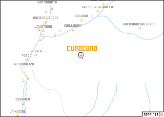 map of Cunocuno