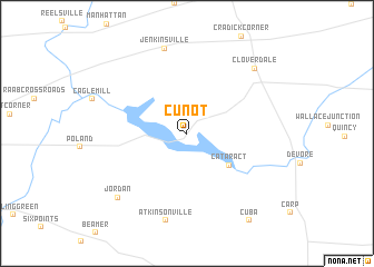 map of Cunot
