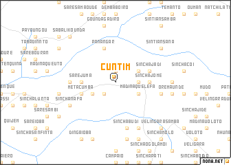 map of Cuntim