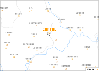 map of Cuntou