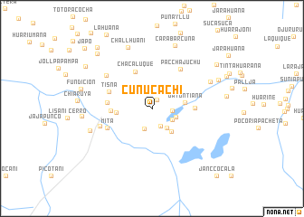 map of Cunucachi