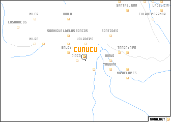 map of Cunucu