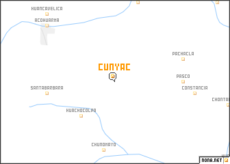 map of Cunyac