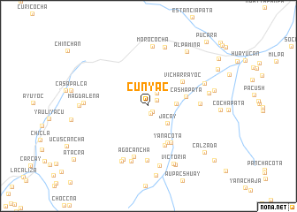 map of Cunyac