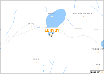 map of Cunyuy