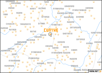 map of Cunywe