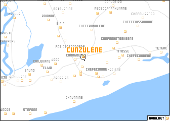 map of Cunzulene