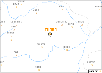 map of Cuobo