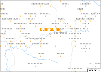 map of Cương Linh