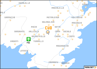 map of Cuo