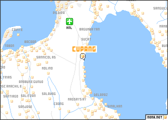 cupang (philippines) map - nona