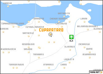 map of Cuparátaro