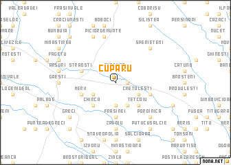 map of Cuparu