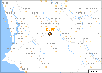 map of Cupa