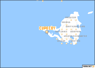 map of Cupe Coy