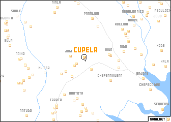 map of Cupela