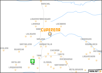map of Cupereña