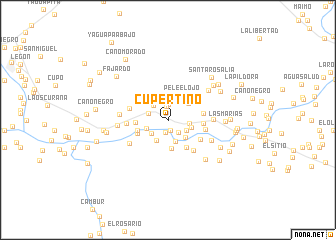 map of Cupertino