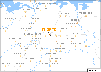 map of Cupeyal