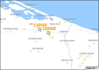 map of Cúpira