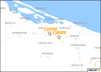 map of Cúpira