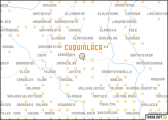 map of Cuquinlaca