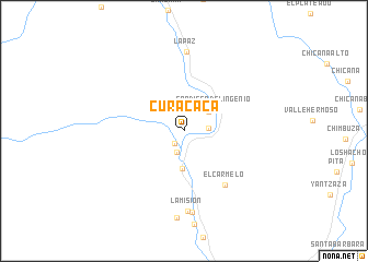 map of Curacaca