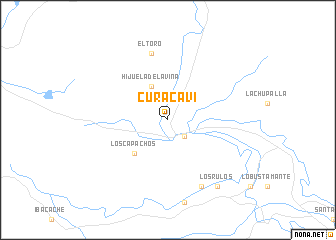 map of Curacaví