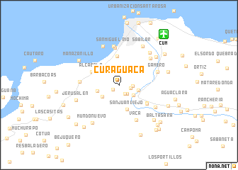 map of Curaguaca