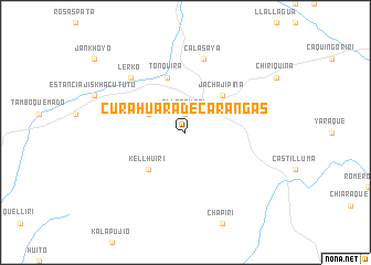 map of Curahuara de Carangas