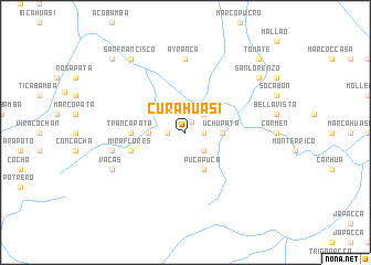 map of Curahuasi