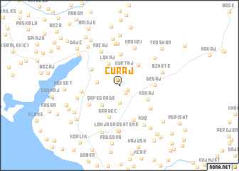 map of Curaj
