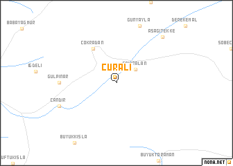 map of Curali