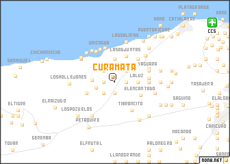 map of Cura Mata