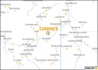 map of Curanaco