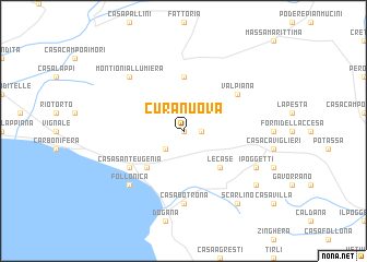 map of Cura Nuova