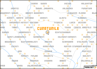 map of Curăturile