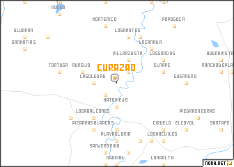 map of Curazao