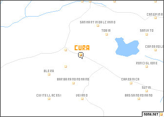 map of Cura