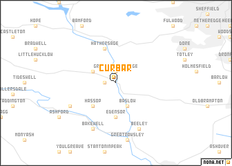 map of Curbar