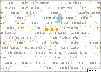 map of Curbián