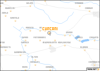 map of Curcani